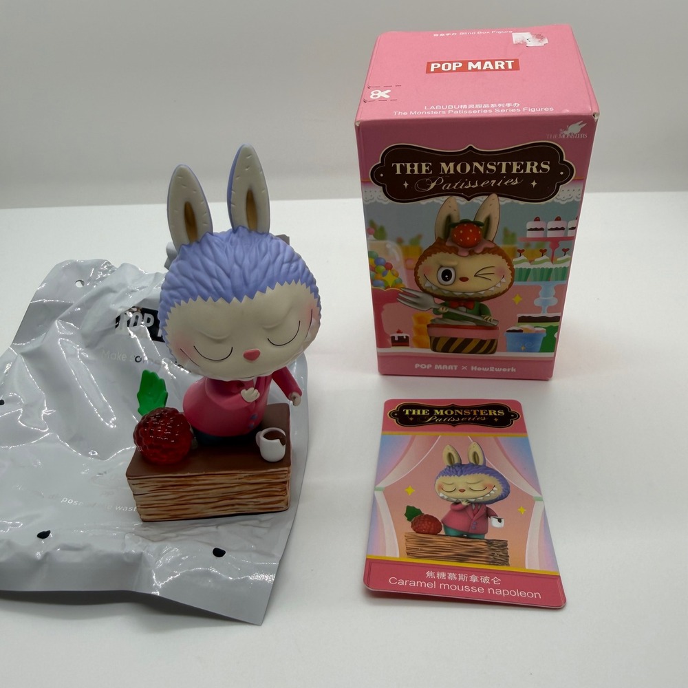Pop Mart The Monsters Patisseries Series Confirmed Caramel Mousse Napoleon READ